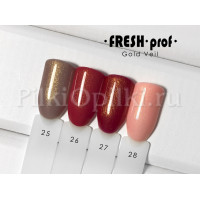 Гель лак Fresh Prof Gold Veil 10мл №25