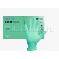 MediOk Перчатки Нитриловые MINT S 50 пар/уп.