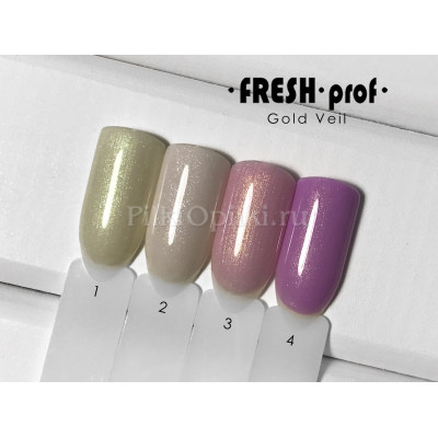 Гель лак Fresh Prof Gold Veil 10мл №02