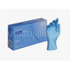 MediOk Перчатки Нитриловые Голубые XS 50 пар/уп.