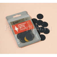 Algebra Сменные файлы - диски для педикюра, чёрные, на вспененной основе L 25 mm (P180) 50шт