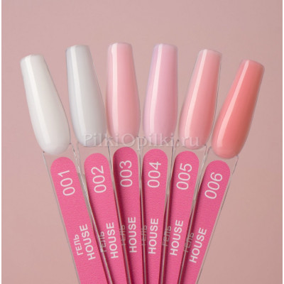 гель 005 камуфляж HOUSE помпа 15 гр pink house
