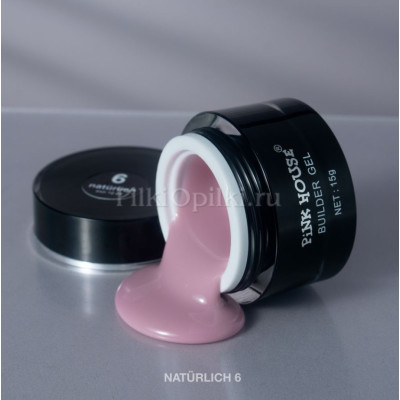 6 гель naturlich 15 мл pink house