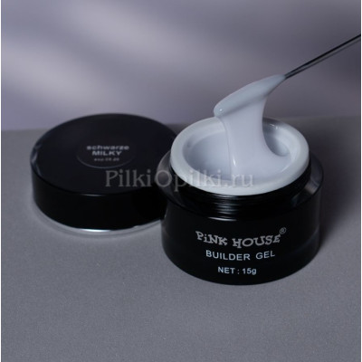 гель schwarze Milky 15 мл pink house