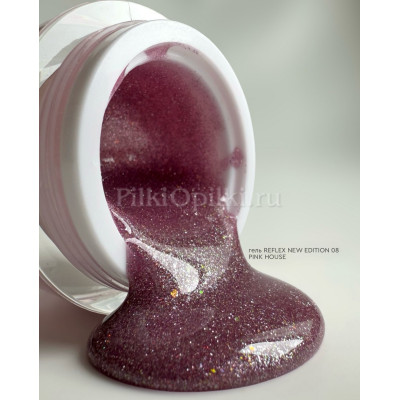 08 гель reflex new edition 15 мл pink house