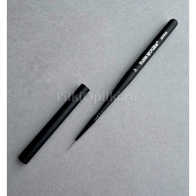 кисть Japan тонкая 3 pink house