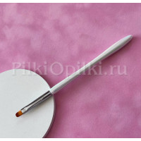 кисть жемчужная ручка овал №6 pink house кисть жемчужная ручка овал №6 pink house