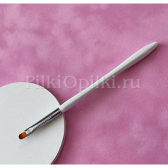 кисть жемчужная ручка овал №6 pink house