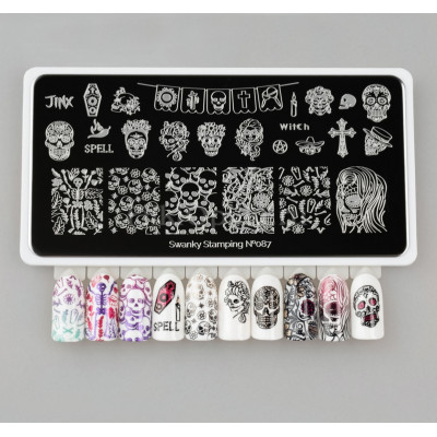 Пластина Swanky Stamping 087