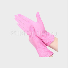 Перчатки нитриловые Foxy Gloves РОЗОВЫЕ S 50пар Перчатки нитриловые Foxy Gloves РОЗОВЫЕ S 50пар