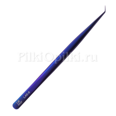 Пинцет профессиональный Le Maitre "Expert" BLUE-PURPLE  L 45-5 LONG (14см)