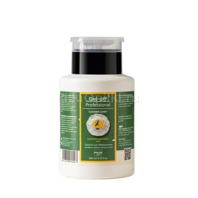 GEL-OFF обезжириватель, Кокосово-манговый торт (с помпой), 200 мл