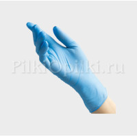 Перчатки нитриловые Foxy Gloves ГОЛУБЫЕ M 50пар