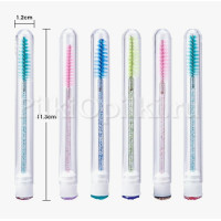 Щеточка для ресниц в тубе 1шт