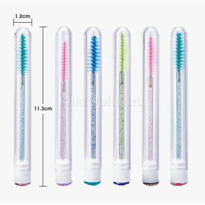 Щеточка для ресниц в тубе 1шт