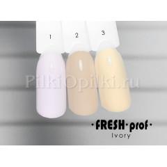 Гель лак Fresh prof IVORY 10мл №01