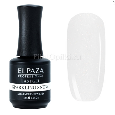 Elpaza Fast Gel Sparkling Snow 15ml