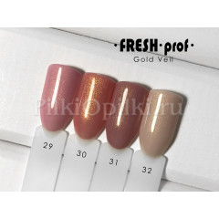 Гель лак Fresh Prof Gold Veil 10мл №30