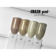 Гель лак Fresh Prof Gold Veil 10мл №40