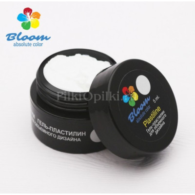 Гель-пластилин Bloom для дизайна 5 гр (белый)