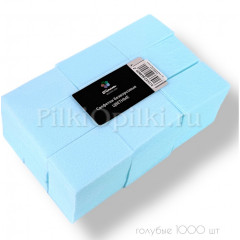 Салфетки безворсовые Bloom 1000 штук, ГОЛУБЫЕ