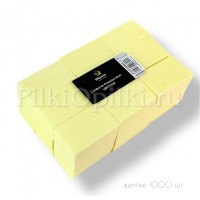 Салфетки безворсовые Bloom 1000 штук, ЖЕЛТЫЕ Салфетки безворсовые Bloom 1000 штук, ЖЕЛТЫЕ