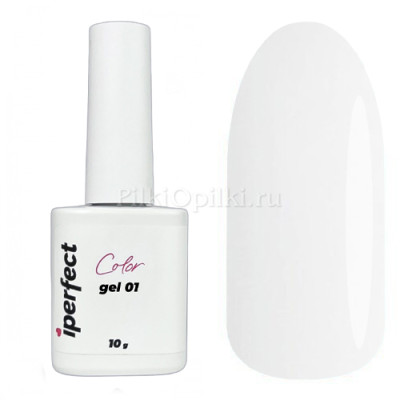 iperfect гель-лак 01 Color gel White , 14g