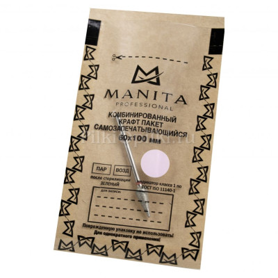 Крафт-пакет MANITA prof. 60*100 (комбинированный)100шт