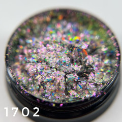 Хлопья галактика розовый отлив ( 0,2 гр) 1702