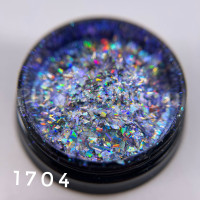 Хлопья галактика голубой отлив ( 0,2 гр) 1704