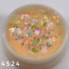 цветные соты нежно - персиковый 4524