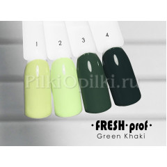 Гель лак Fresh Prof Green 10мл G01