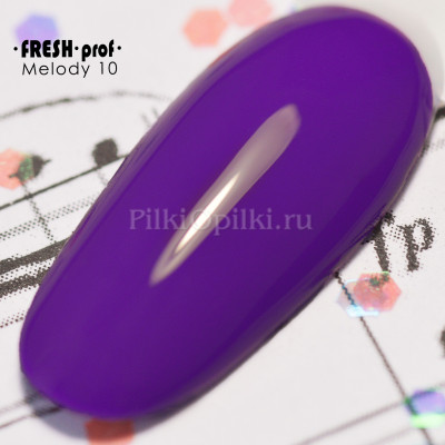 Гель лак Fresh prof. 10g Melody №10