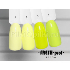 Гель лак Fresh Prof Yellow 10мл Y04