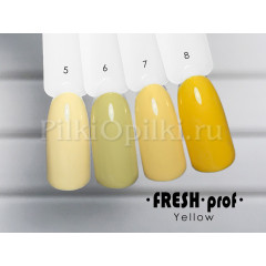 Гель лак Fresh Prof Yellow 10мл Y08