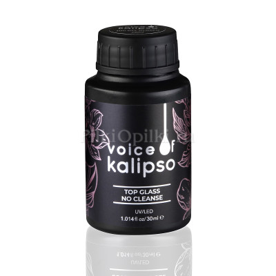 Voice of Kalipso Top Glass no cleanse - Верхнее покрытие без липкого слоя закаленное, 30 мл