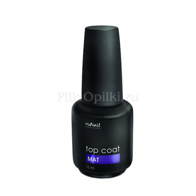 runail Матовый топ для гель-лака TopCoat Mat, 15 мл №2715