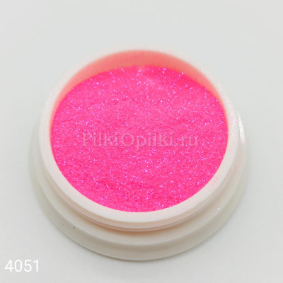 Неоновый блеск ярко розовый  0.08 мм 4051