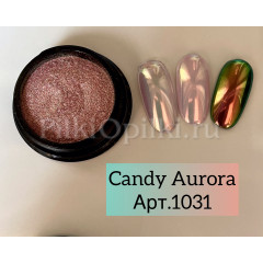 Candy aurora розовый  (цв. радужная втирка) 0.3гр 1031
