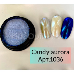 Candy aurora фиолетово-синий (цв. радужная втирка)0.3гр 1036