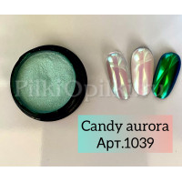Candy aurora нежный малахит (цв. радужная втирка)0.3гр 1039