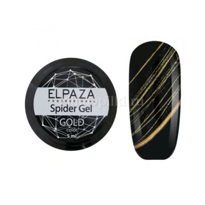 Elpaza spider gel gold 003