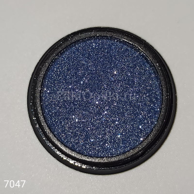 Светоотражающий Flash glitter  голубой  7047