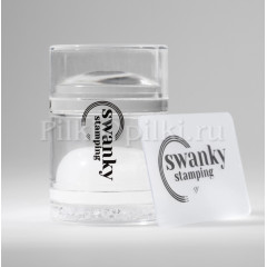 Штамп Swanky Stamping, прозрачный, силиконовый, двойной, 4см.