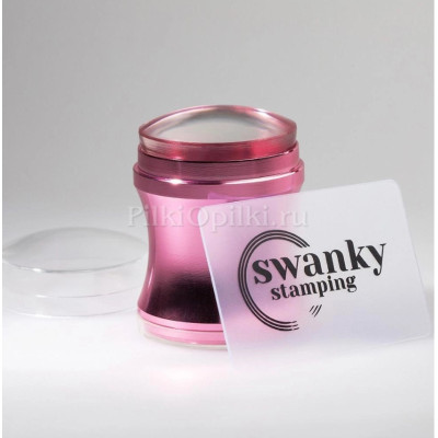 Штамп Swanky Stamping, розовый, силиконовый, 4см