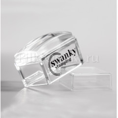Штамп Swanky Stamping, прозрачный, силиконовый, прямоугольный 2,5*3,5 см
