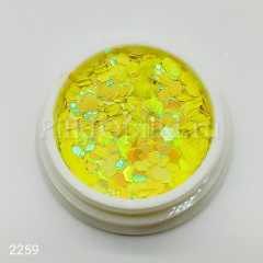 Magic pearl лимонный с отливом 2259