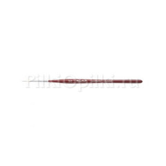 Кисть Roubloff синтетика имитация колонка/ страйпер 5/0 /  ручка фигурная бордовая  DS43R-5/0