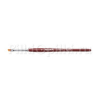 Кисть Roubloff рыжая синтетика/ наклонная 6/ ручка фигурная бордовая GC63R-6