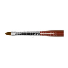 Кисть Roubloff коричневая синтетика/ овальная 6/ ручка фигурная бордовая GN33R-6